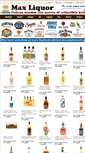 Mobile Screenshot of maxliquor.com
